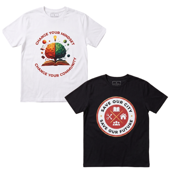 Community Donation Package (Includes Both Tees + Website Recognition)